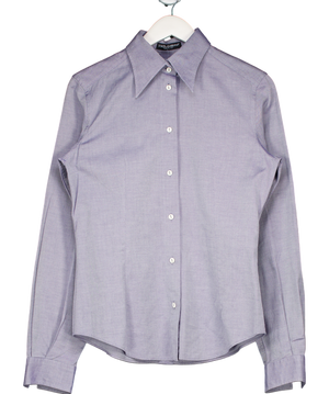 Dolce & Gabbana Blue Long Sleeve Shirt UK S