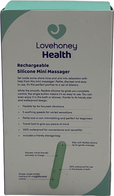 Lovehoney Health Rechargeable Silicone Bullet Massager One size