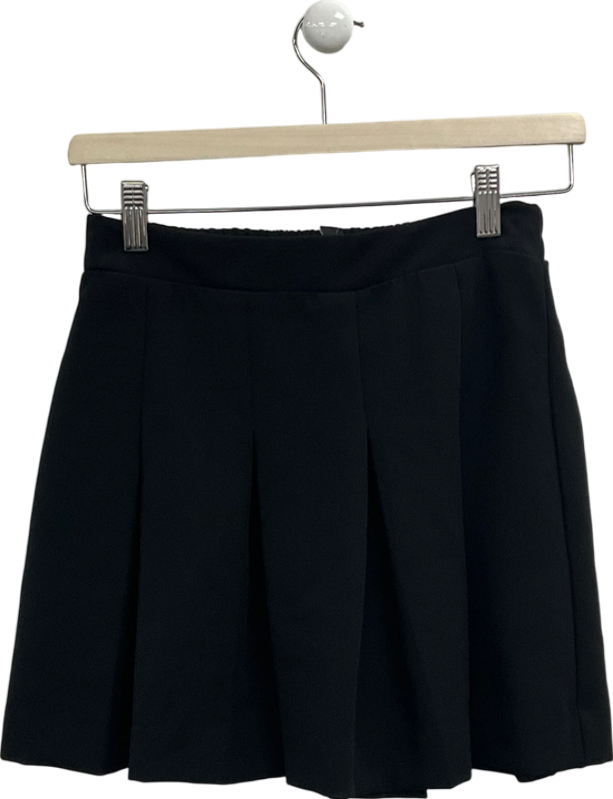 New Look Black Pleated Skirt UK 8