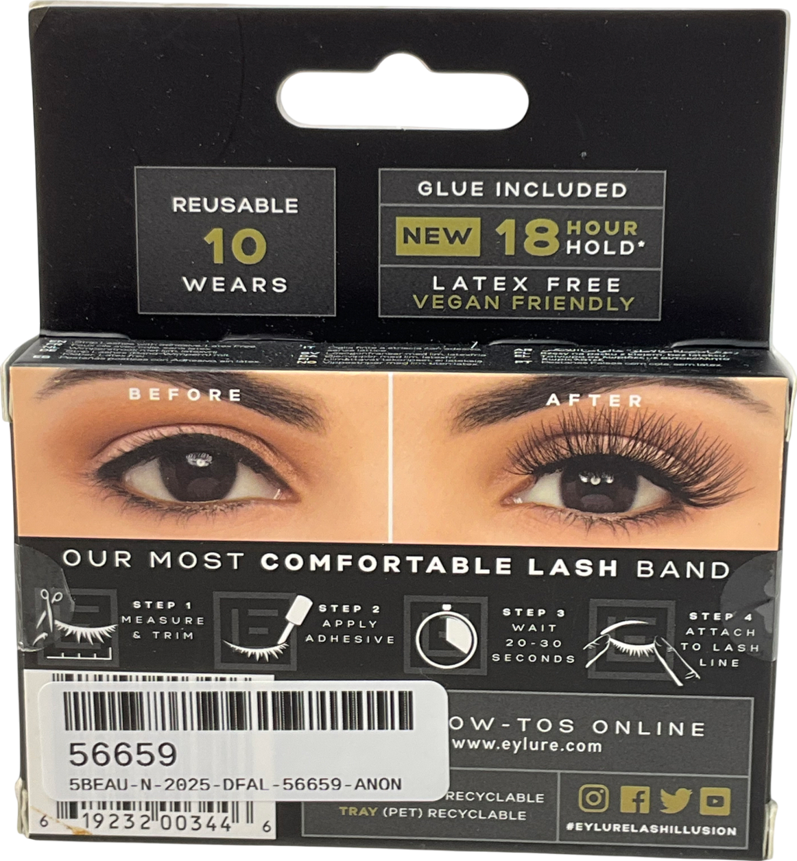 Eylure Faux Mink Lashes One size