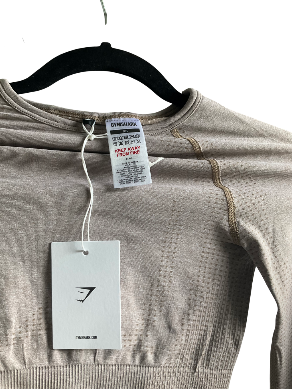 gymshark Purple Vital Seamless Crop Top UK XS