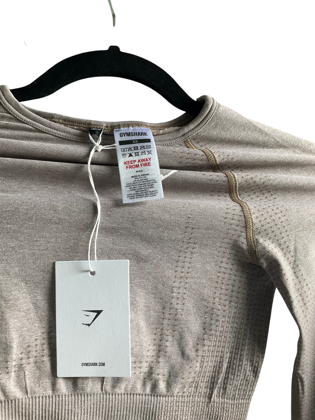 gymshark Purple Vital Seamless Crop Top UK XS