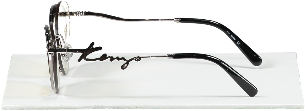 Kenzo Metallic /black Mirrored Side Logo Kz40001u Sunglasses