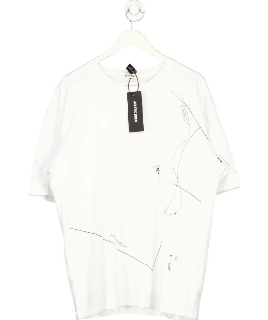 Aelfric Eden White Urban Station T-shirt UK L
