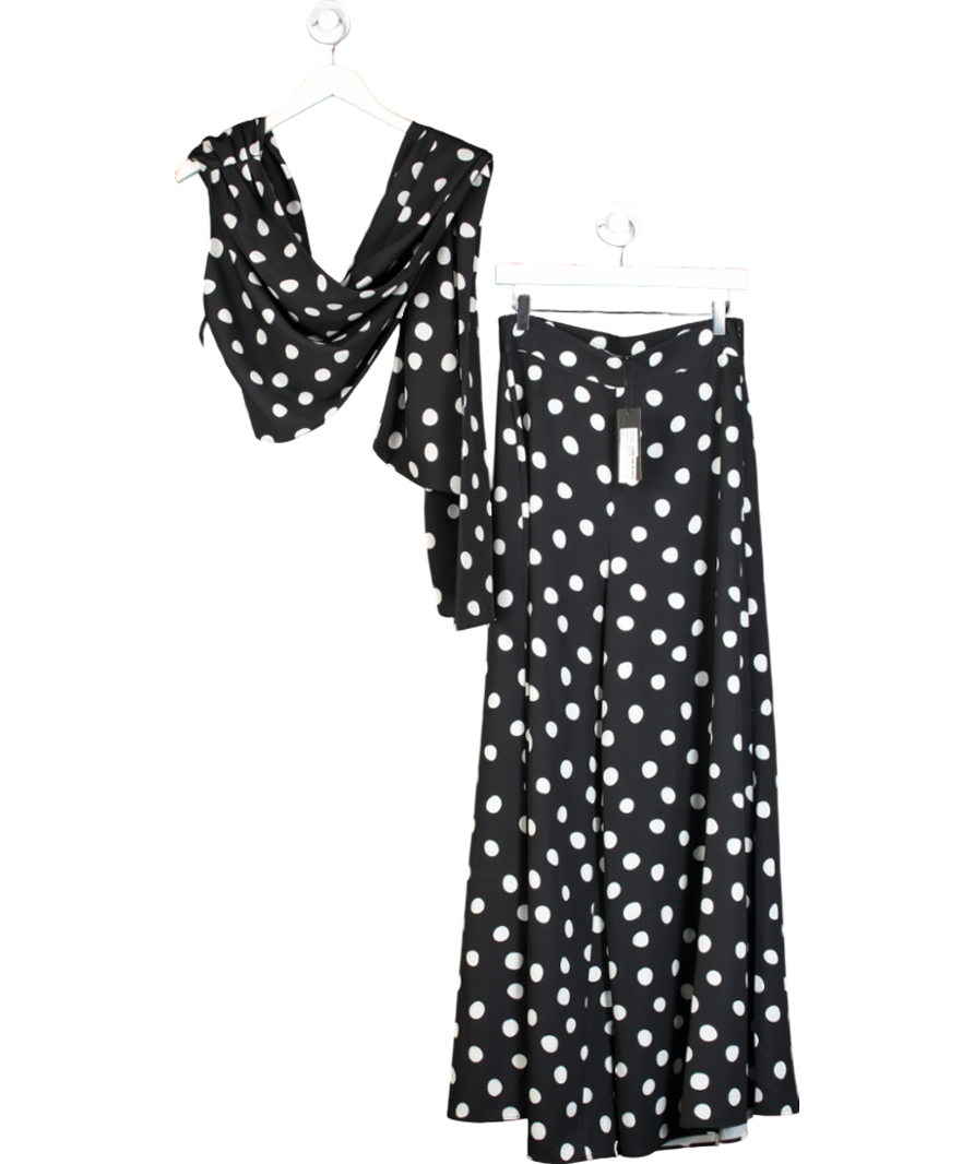 Paper London Black Kelly Trousers In Connect The Spots And Tehea Top UK S
