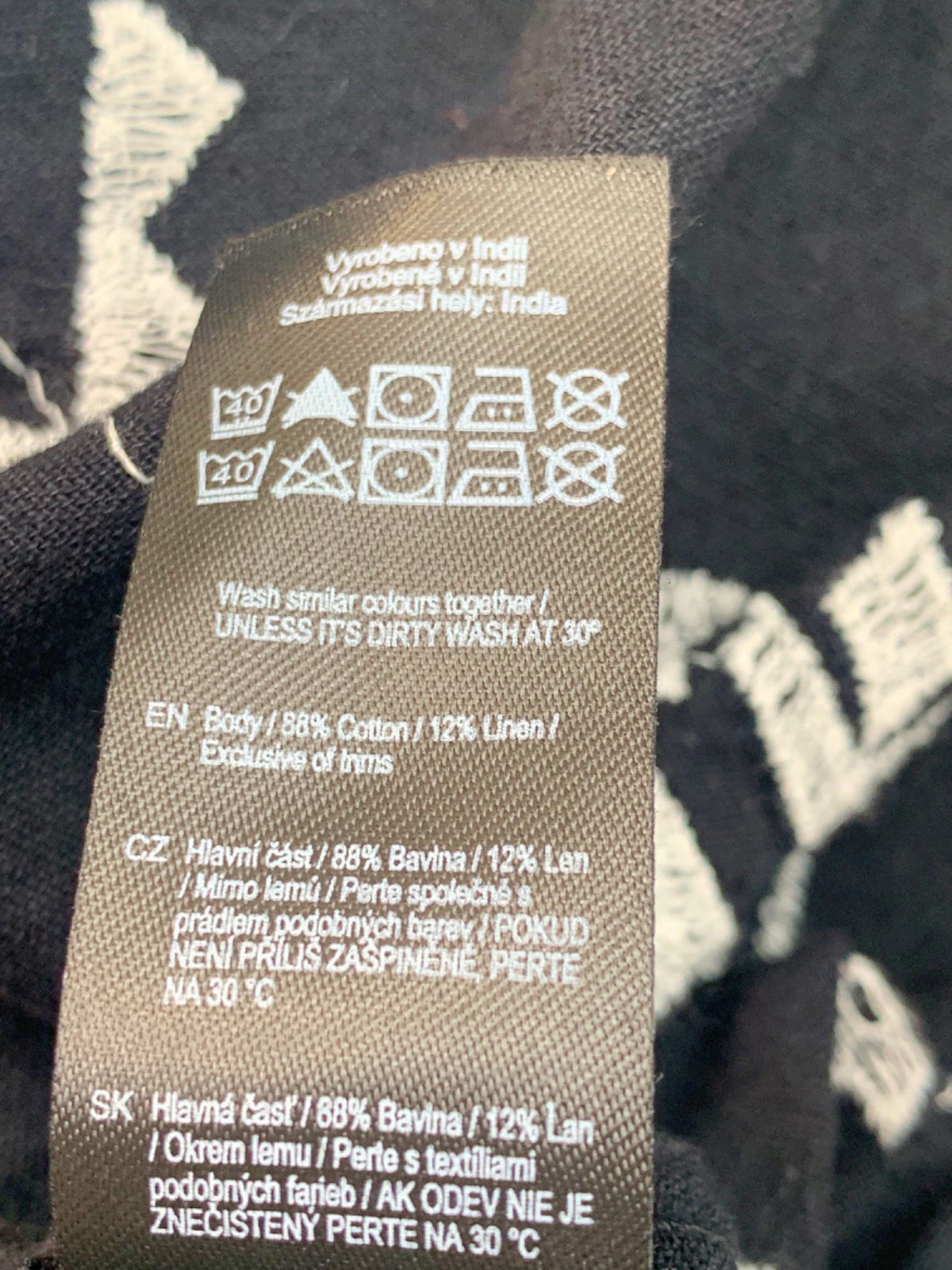 F&F Black Embroidered Dress UK 22