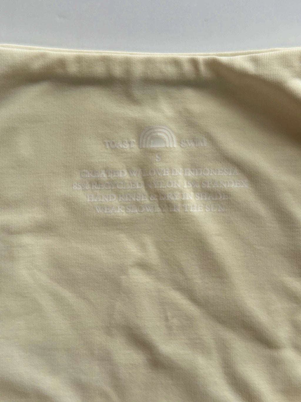 Toast Swim Ivory Bikini Bottom UK S