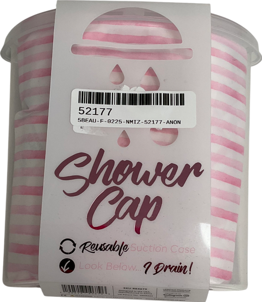 true beauty Reusable Shower Cap Pink One size