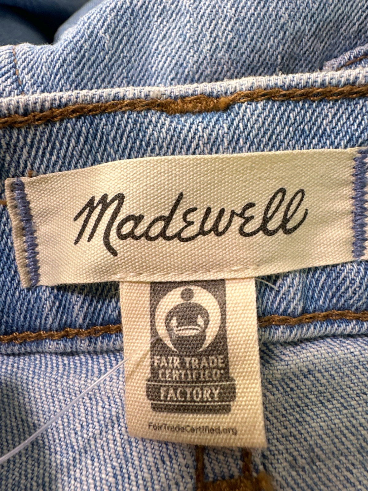 Madewell Light Blue The Perfect Vintage Wide-Leg Crop Jean UK 25