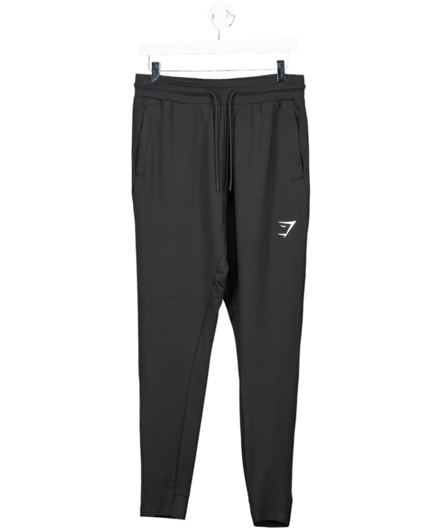 gymshark Black Zip Pocket Crest Joggers UK S