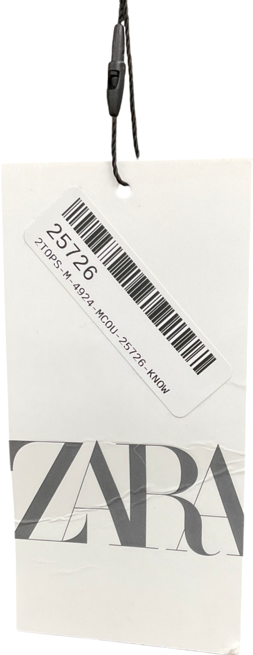 ZARA Brown Leopard Print Top UK M