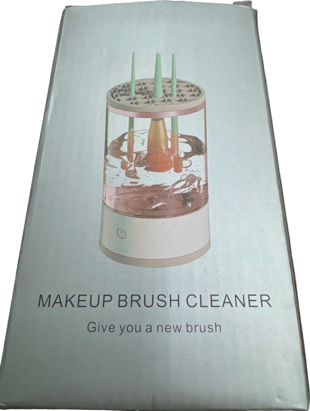 USB White Makeup Brush Cleaner Set