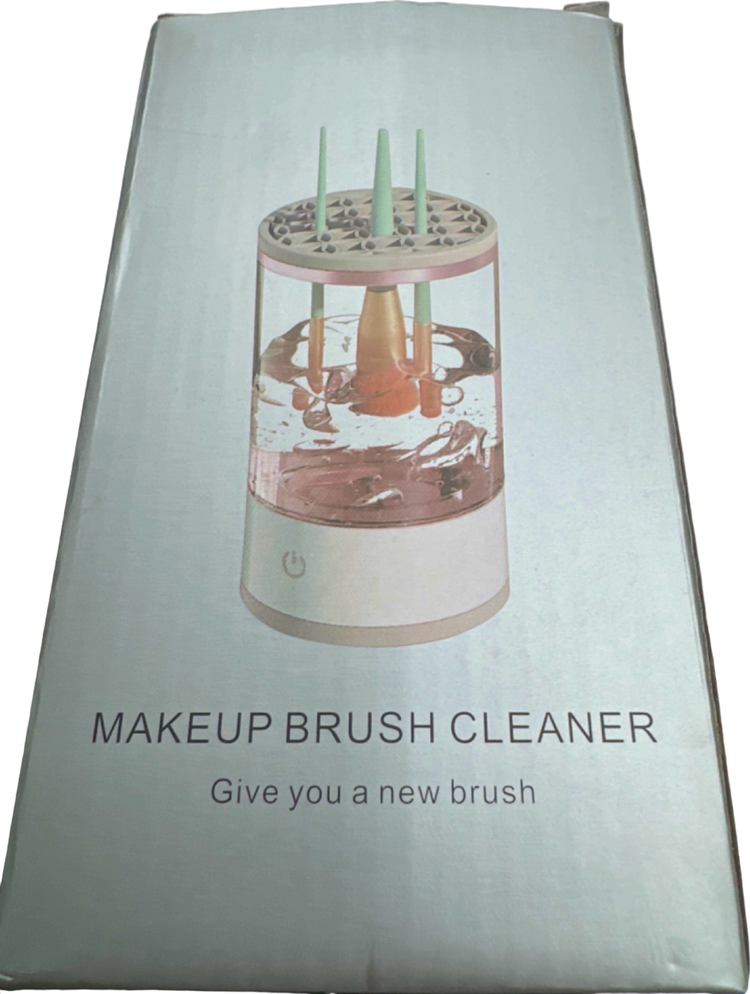 USB White Makeup Brush Cleaner Set