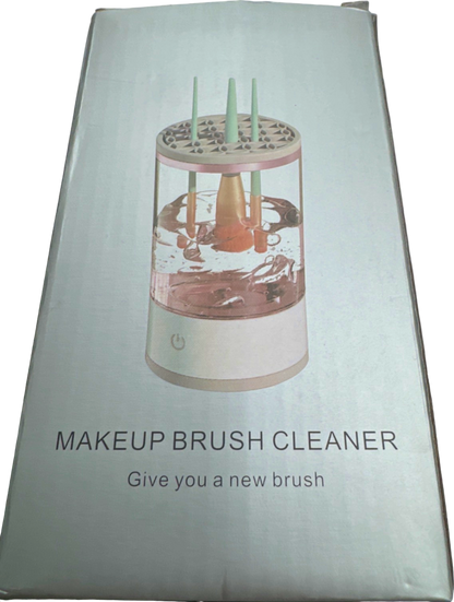 USB White Makeup Brush Cleaner Set