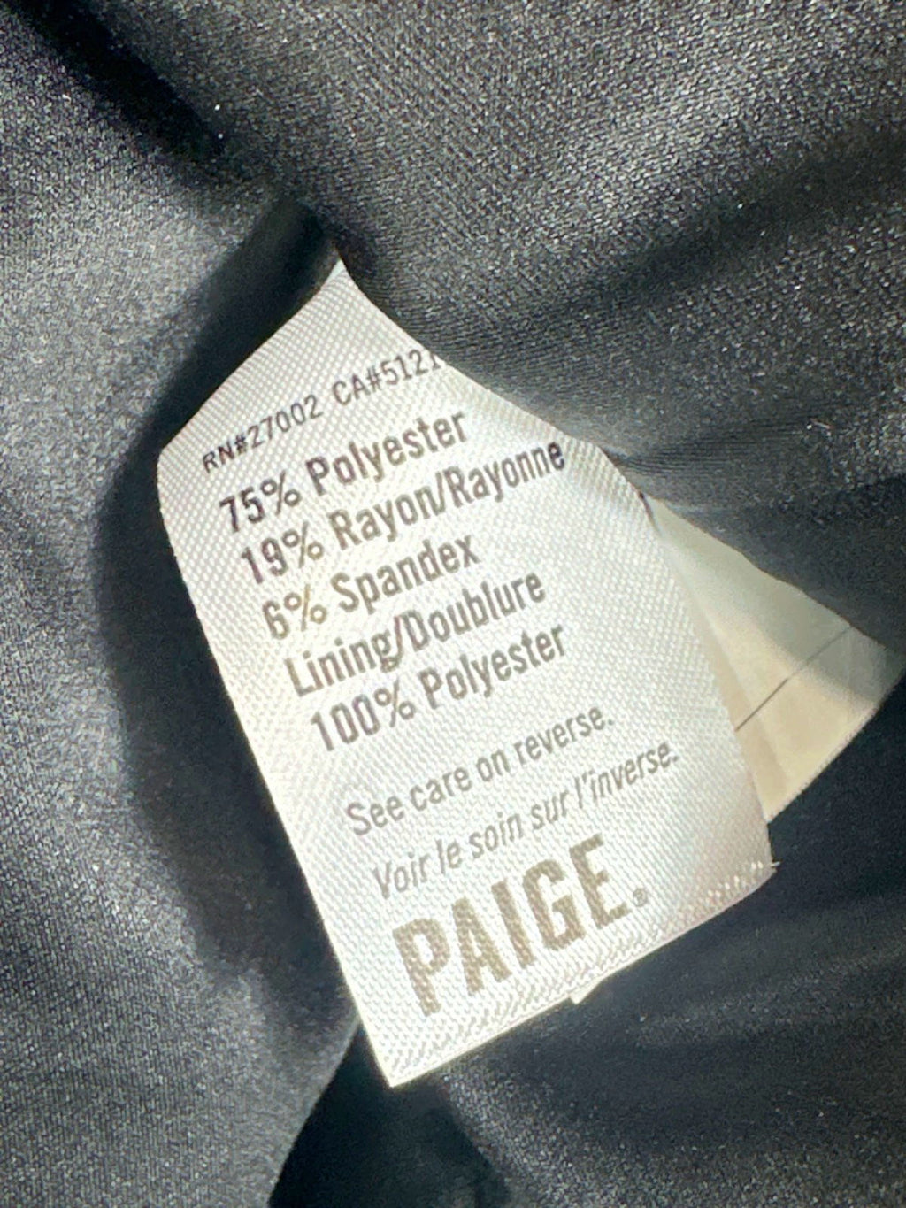 Paige Black IRENE Sleeveless Waistcoat Top UK 8