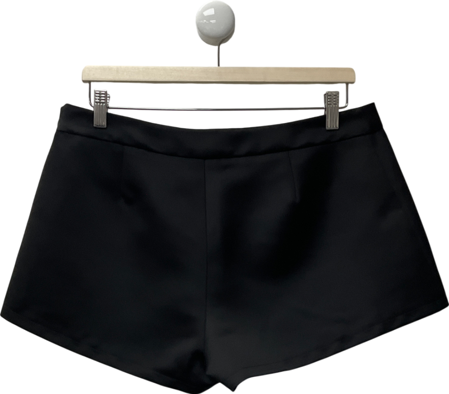 White Fox Black Tailored Shorts UK L