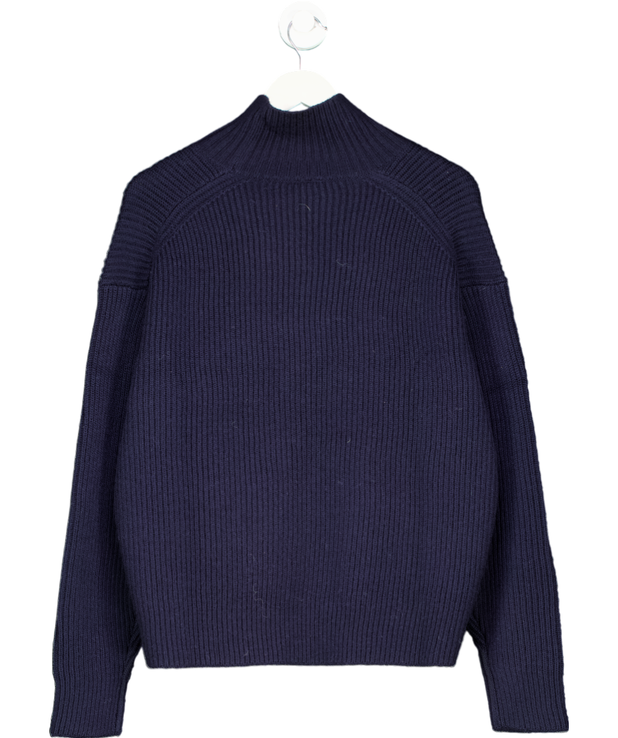 Fub Blue 100% Raw Wool Sweater UK L