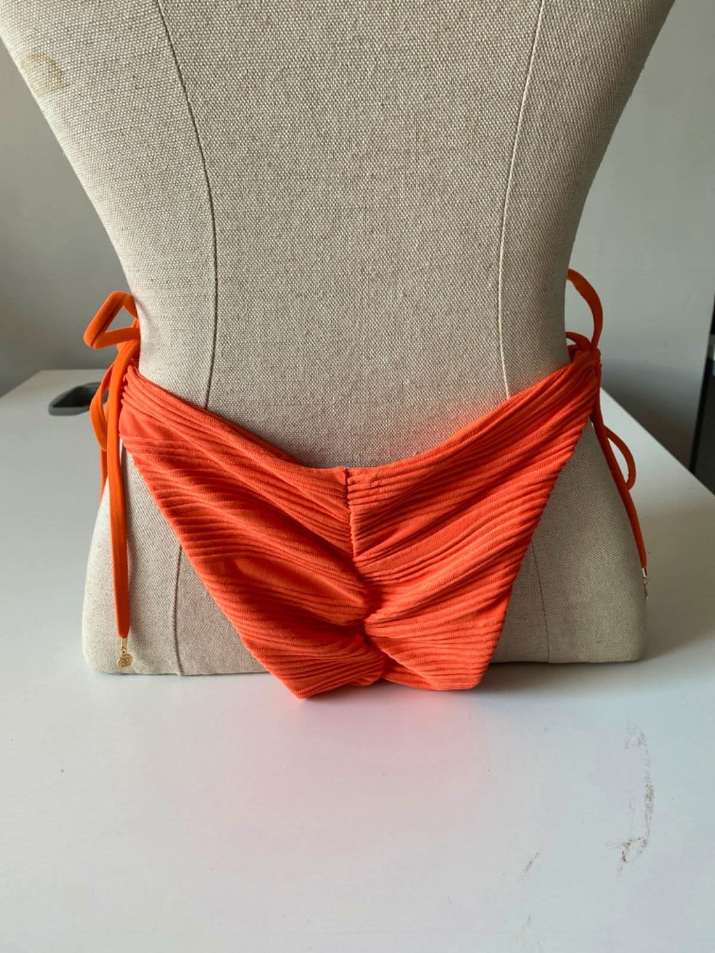 Bluebella Orange Orla Tie-Side Bikini Brief UK S