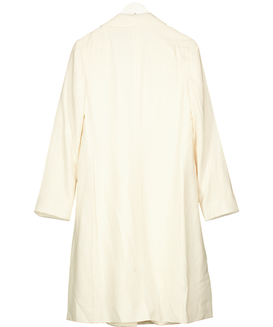 AllSaints White Aleida Duster Coat UK 6