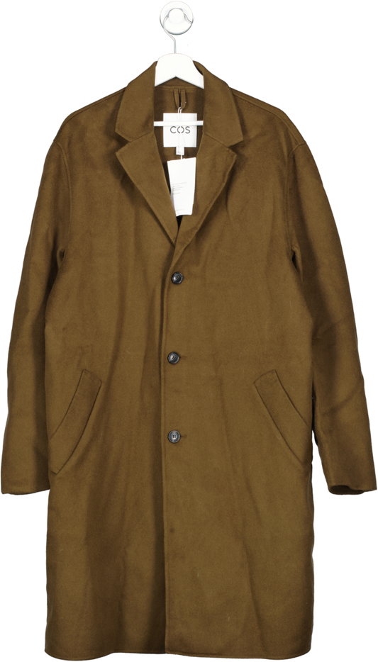 cos Tailored Wool Coat In Brown BNWT UK 44" CHEST