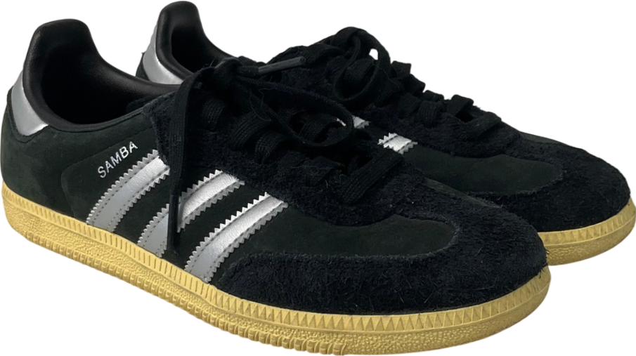 adidas Black / Silver Originals Samba Og UK 4.5 EU 37.5 👠