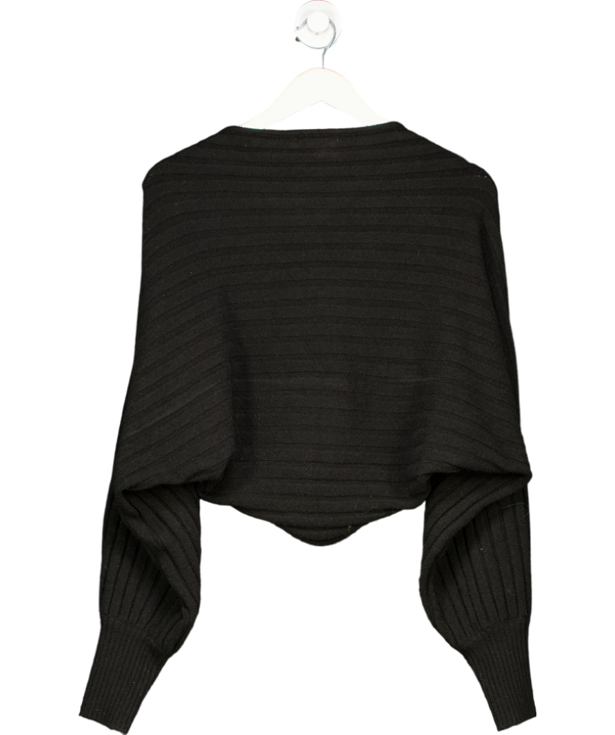 Oak & Fort Black Knit Bolero UK S/M