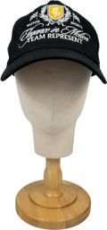 Represent Black Crest Cap One Size