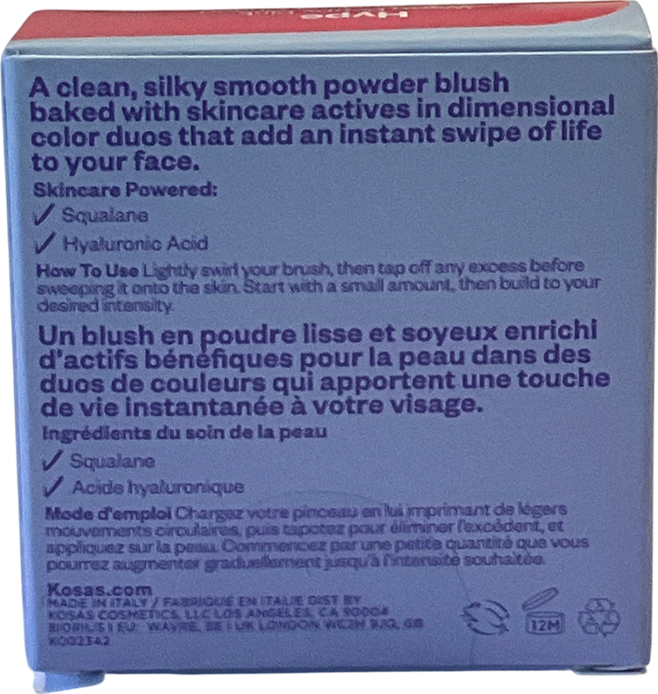 Kosas Blush Is Life Baked Dimensional + Brightening Blush Hype 4.5