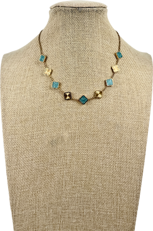 Abbott Lyon Amazonite Clover Necklace