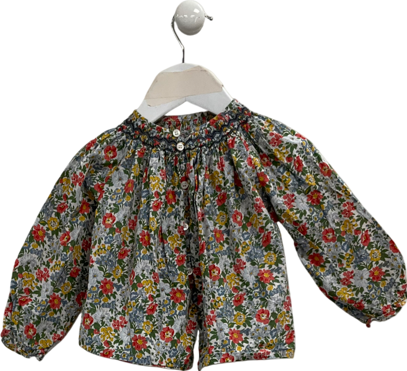 Bonpoint Multicoloured Liberty Print Blouse 2 Years