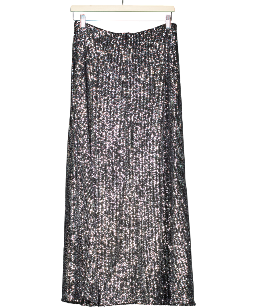 Peacocks Metallic Sequin Maxi Skirt UK 8
