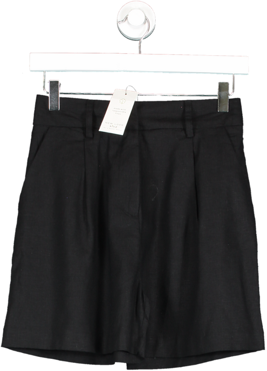New Look Black Lila Tailored Shorts UK 6