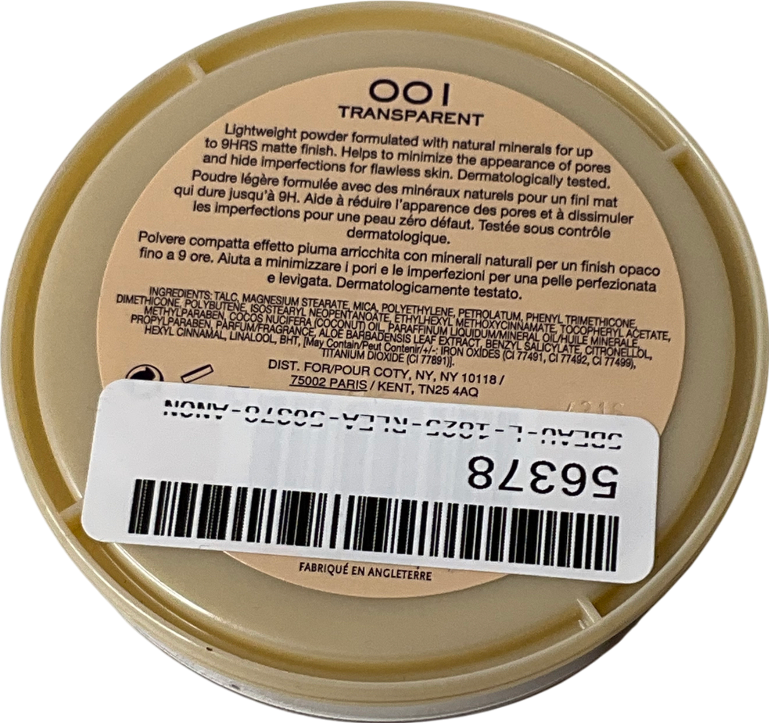 Rimmel Stay Matte Pressed Powder 001 14g