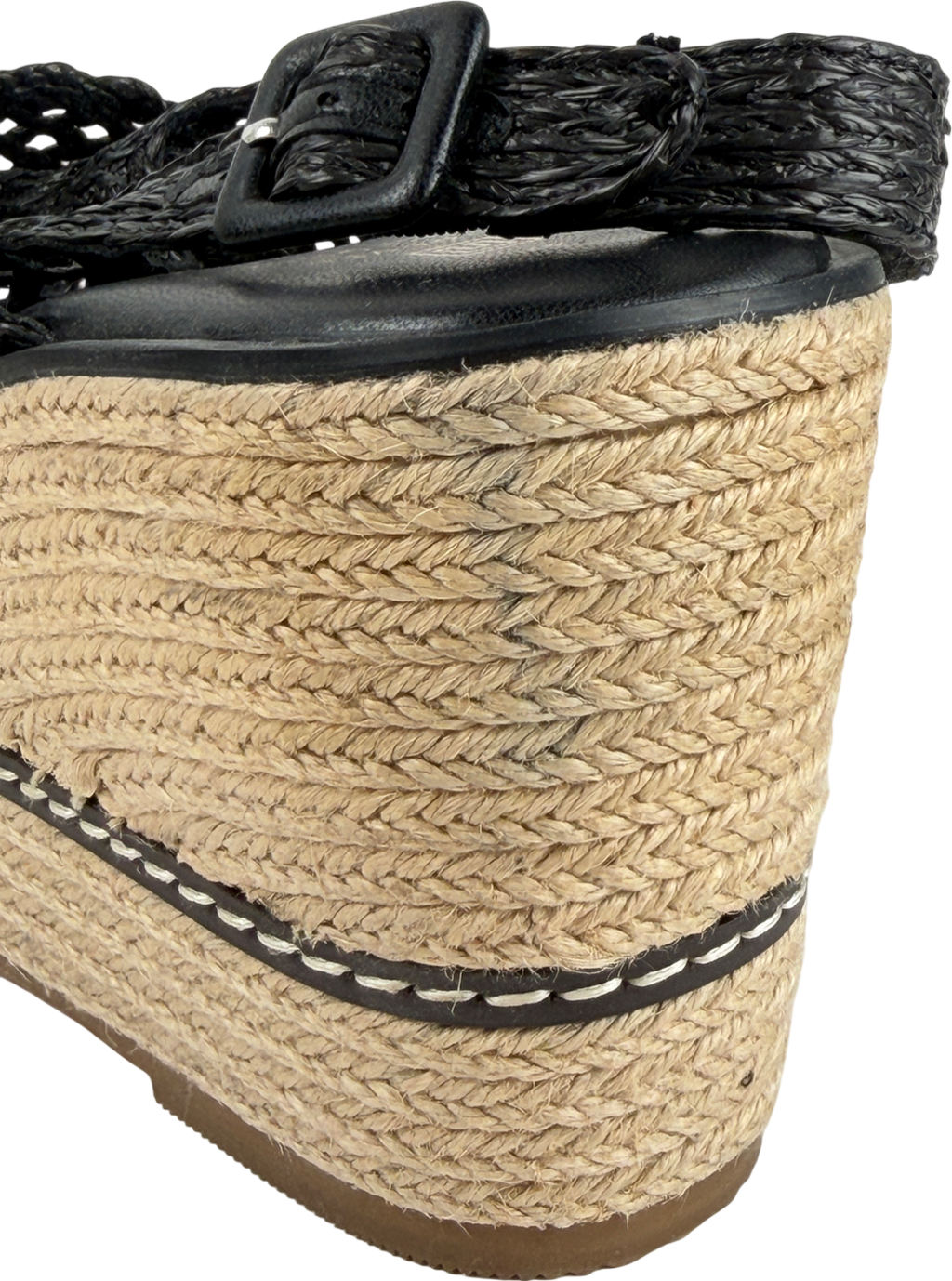 Next Black Wedge Sandal UK 8 EU 41 👠
