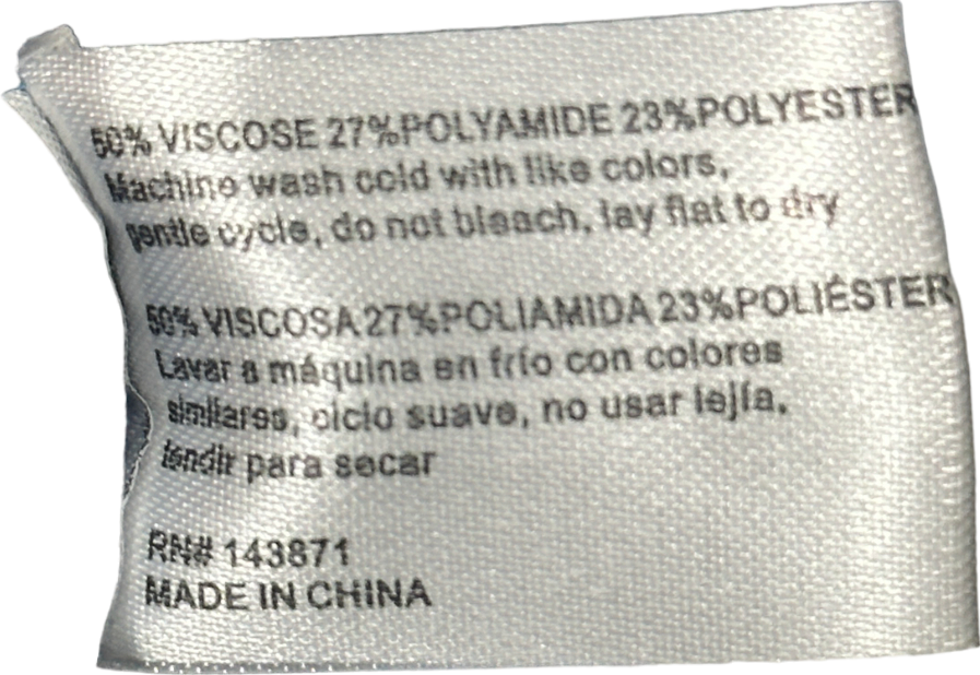 Frankies Bikinis Blue Striped Knit Set UK S