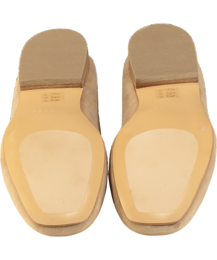 Hobbs Beige Camel Suede Raegan Suede Horsebit Loafers UK 8 EU 41 👠