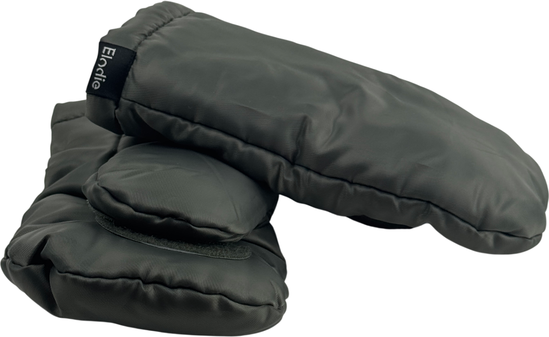 ELODIE Khaki Green Stroller / Pushchair Mittens One Size