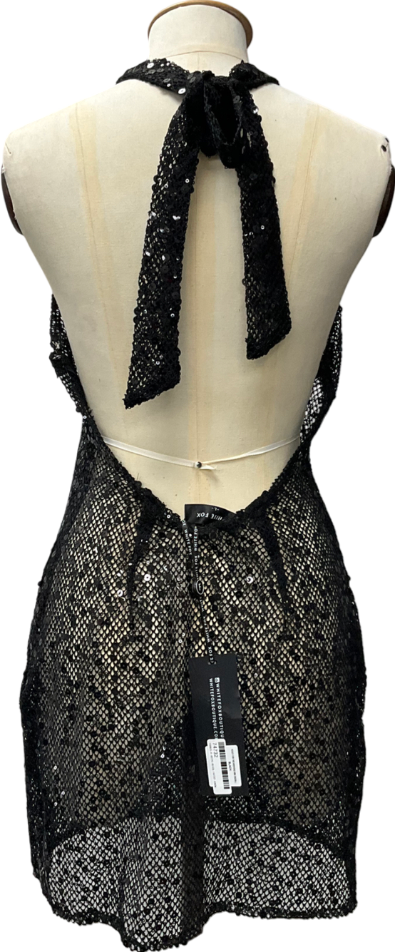 White Fox Black Ready For The Weekend Mini Dress UK L
