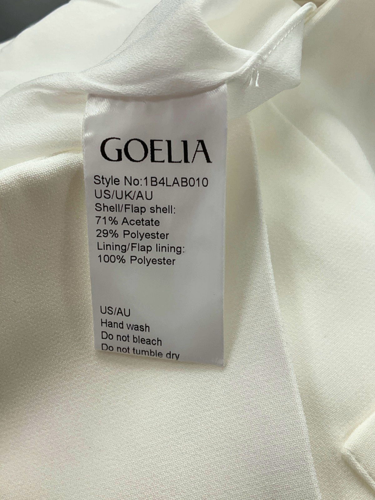 Goelia White Shorts UK XS