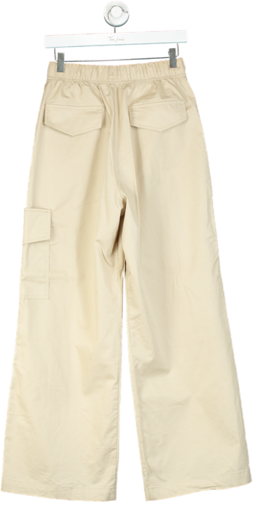 Zara Beige Cargo Trousers UK XS