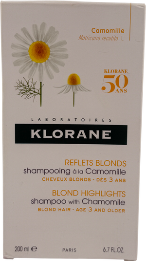Klorane Brightening Shampoo With Chamomile For Blonde Hair 200ml