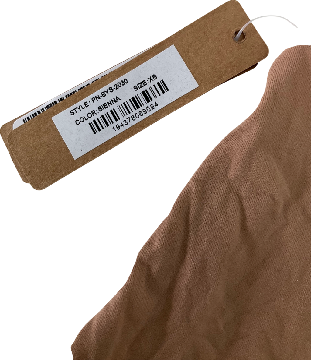 SKIMS Nude Seamless Boy Shorts In Sienna UK XS