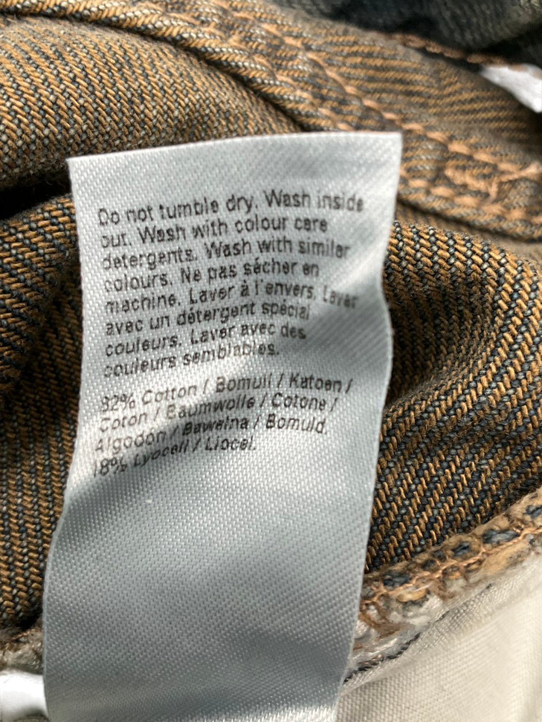 River Island Blue Relaxed Fit Straight Jeans UK 12