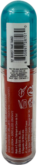 NYX Lip Iv Hydrating Gloss Stain 12 Burst That Tang 5ml