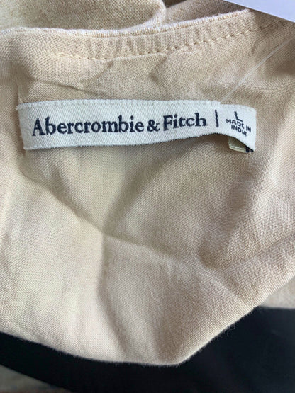 Abercrombie & Fitch Cream Sleeveless Top UK L