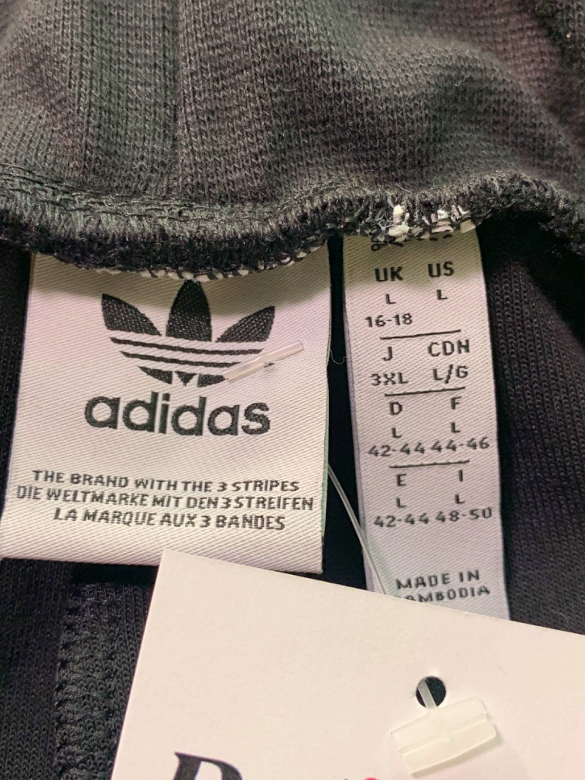 Adidas Black Wide-leg Trousers UK L