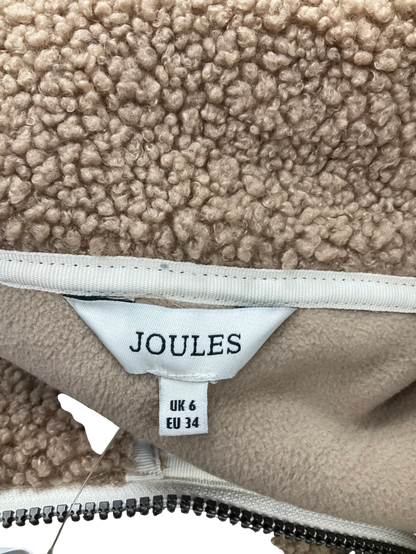 joules Beige Tan Brown Quarter Zip Fleece UK 6