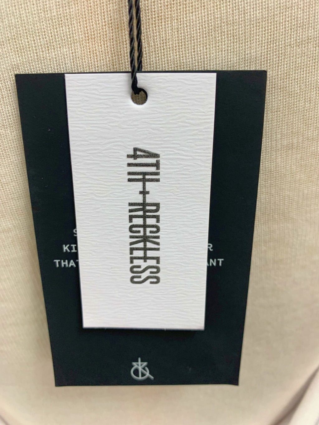 4th & Reckless White Sleeveless Crop Top UK 8