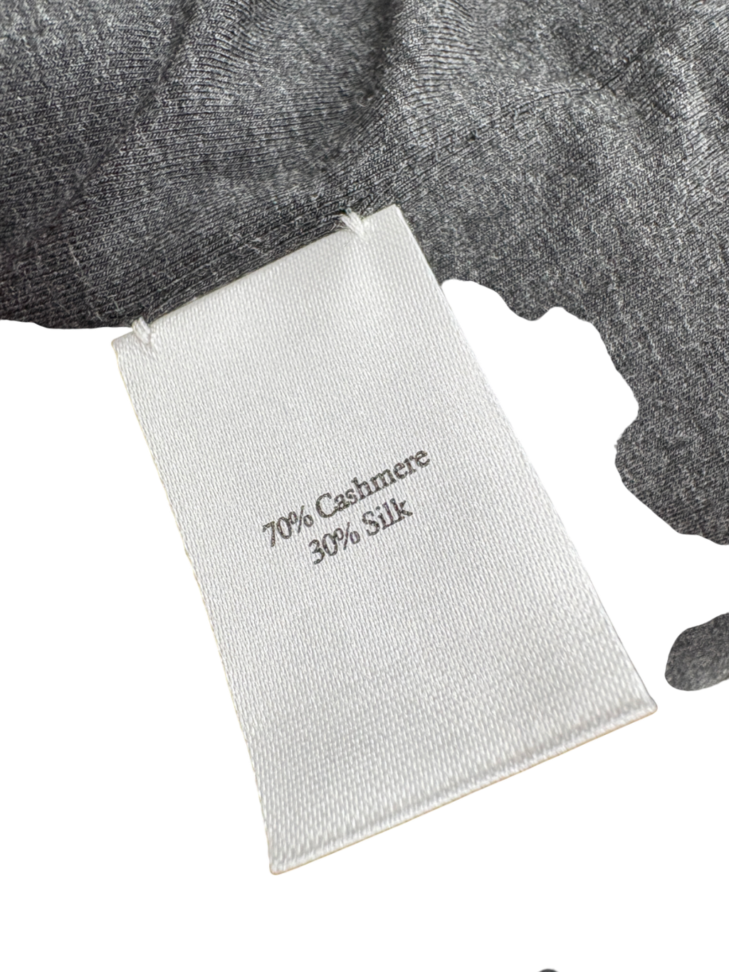 N.Peal Grey Cashmere Silk Jacket UK L