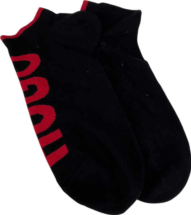 Hugo Black Logo Ankle Socks One Size